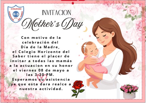 Invitacion Dia de la madre
